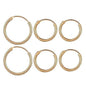 3-Pairs: Endless Hoop Earrings