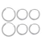 3-Pairs: Endless Hoop Earrings