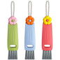 3-Piece: 3-in-1 Petal Cup Lid Cleaning Brush