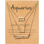 3-Piece: Constellation Zodiac Layer Necklaces