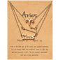 3-Piece: Constellation Zodiac Layer Necklaces