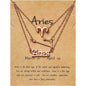 3-Piece: Constellation Zodiac Layer Necklaces