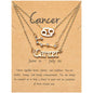 3-Piece: Constellation Zodiac Layer Necklaces
