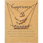 3-Piece: Constellation Zodiac Layer Necklaces