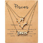 3-Piece: Constellation Zodiac Layer Necklaces