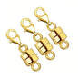 3-Piece: Magnetic Lobster Clasp Necklace Converter with Strong Magnetic Closure