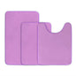 3-Piece Set: Bathroom Rug Set Plush Velvet Bath Carpet