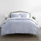 3-Piece Set: Rugged Stripes Patterned Duvet Cover