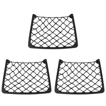 3-Pieces: Mesh Pocket Seat Side Organizer