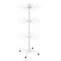 3-Tier Metal Jewelry Rack 30-Hook Necklaces Bracelets Display Stand