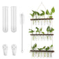 3-Tier Wall Hanging Glass Tube Planter