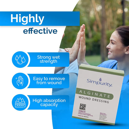 Safe N Simple Simpurity Calcium Alginate Wound Dressing