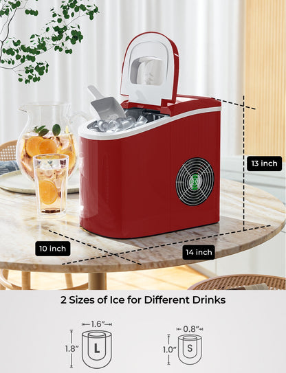 Mini Portable Compact Electric Ice Maker Machine