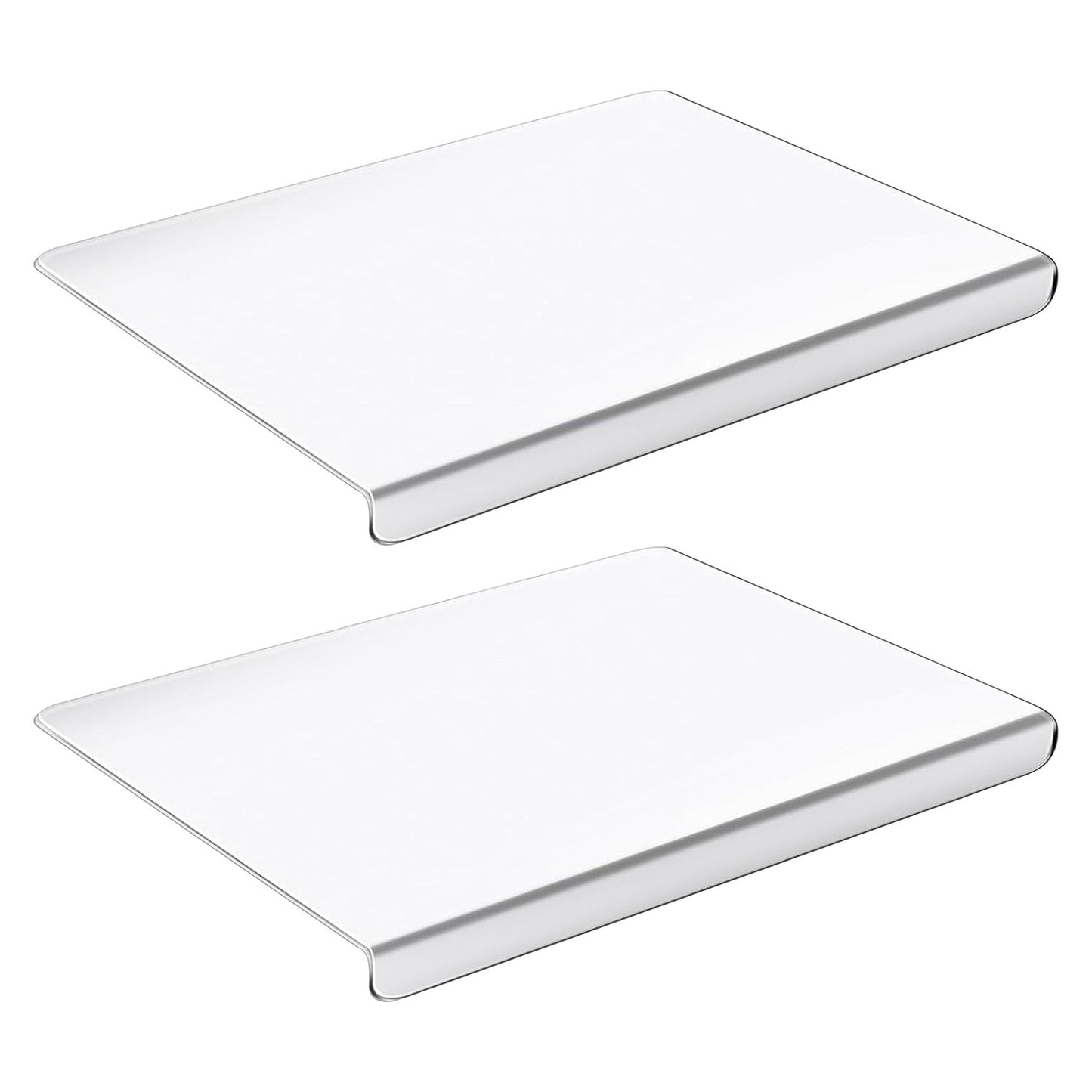 Clear Acrylic Kitchen Cutting Board with Counter Lip 17.71x15.74IN Non-Slip Transparent Countertop Cutting Board Kitchen Countertop Protector For Dini