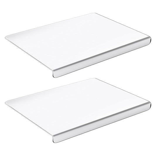 Clear Acrylic Kitchen Cutting Board with Counter Lip 17.71x15.74IN Non-Slip Transparent Countertop Cutting Board Kitchen Countertop Protector For Dini