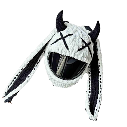 Handmade Knitted Cartoon Cover for Motorcycle Helmet