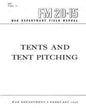 FM 20-15 Tents and Tent Pitching, by War Department, United States - Paperback