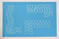 30459 Feather Border 3 in 1 Collection Stencil