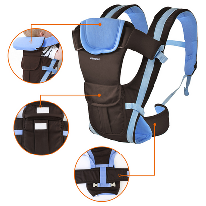 Baby Carrier Wrap Sling – Breathable, Adjustable for Front & Back