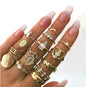 Diamond set ring jewelry