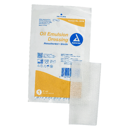 Dynarex Oil Emulsion Dressing, 5" x 9", 12ea/bx 6bxs/cs (72 Count)