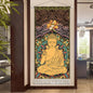 Thai Zen Elephant Fabric Wall Hanging Tapestry