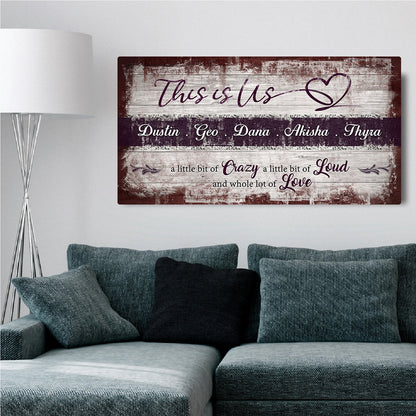 This is Us Family Sign