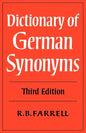 Dictionary of German Synonyms - Paperback