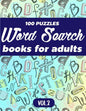 Word Search Books For Adults: 100 Puzzles Word Search (Large Print) - Activity Book For Adults - Volume.2: Word Search Books For Adults - Paperback