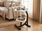 Modern Side Table – Round, C-Shape & Petal Designs | Sofa End Table with Metal