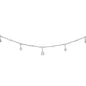 Clear Majestic Gem Teardrop Belly Chain