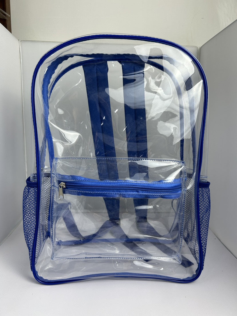 Transparent PVC Clear Storage Backpack Jelly-style Shoulder Bag