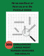Number Search Puzzle Book: 300 Challenging Large Print Number Searches For Adults - Paperback