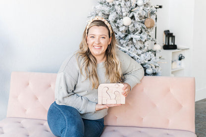 Modern Simple Wooden Nativity Scene Christmas Puzzle