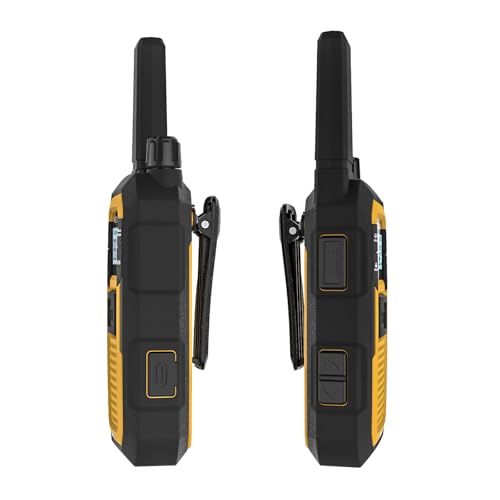 Retevis RB48 Heavy Duty Waterproof Walkie Talkies, Long Range Rechargeable Two Way Radios, Advanced Triple Proof, Vibration Reminder, for Warehousing Construction Contractor(10 Pack)