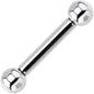 8G Straight Stainless Steel Barbell 5/8 6mm