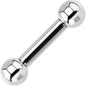 6G Straight Stainless Steel Barbell 5/8 8mm