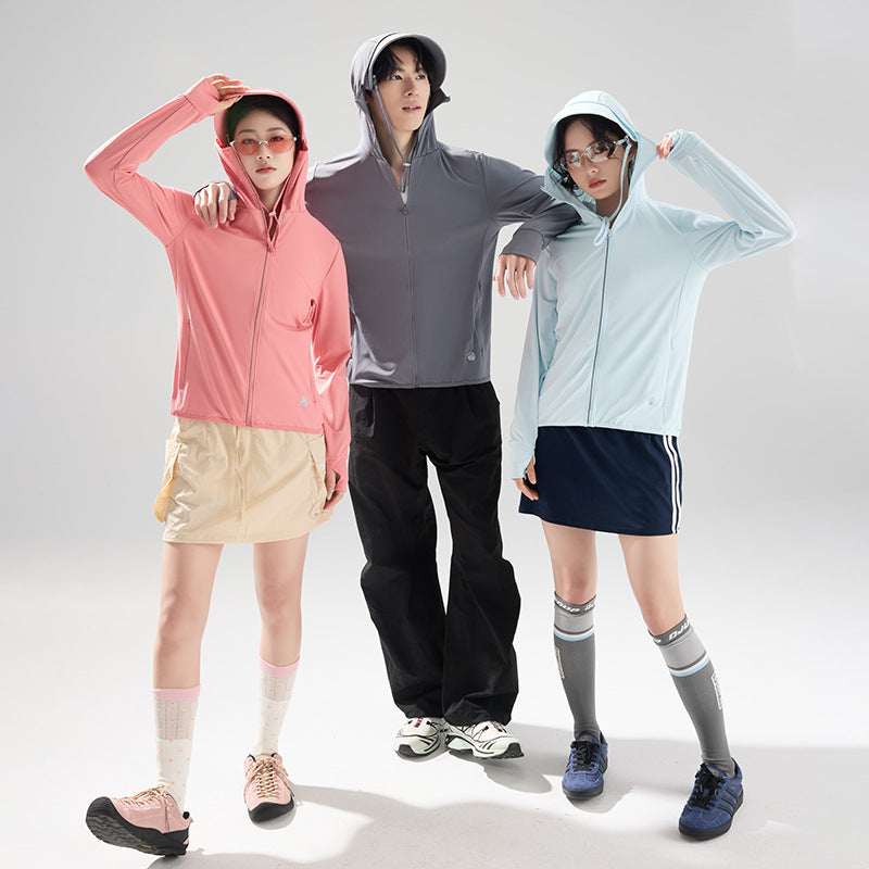Mens Outdoor Ice-silk Sun-protective Clothing