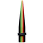 00G Acrylic Rasta Stripe Taper