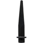 6G Black Silicone Taper
