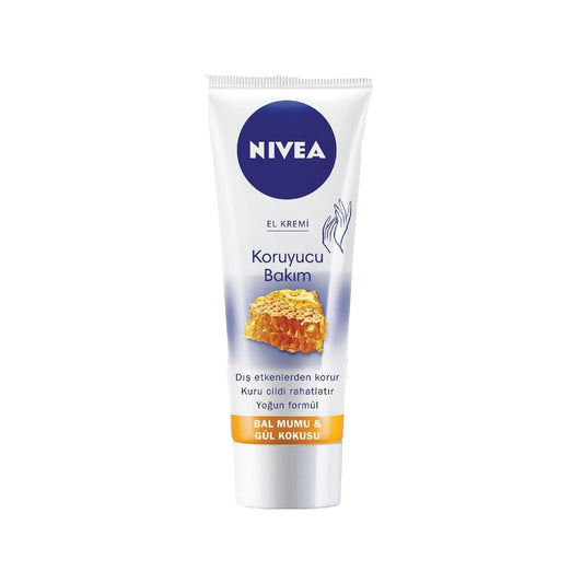 Nivea Body Care Cream with Beeswax & Rose Fragrance - Moisturizing, Nourishing Body Cream