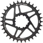 Wolf Tooth Direct Mount Chainring - 30t SRAM Direct Mount Drop-Stop B For SRAM 3-Bolt Boost Cranks 3mm Offset BLK