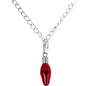 Red Chrismas Light Necklace