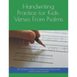 Handwriting Practice for Kids: Verses From Psalms - Paperback