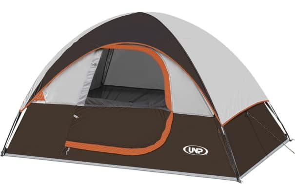 Camping Tent 2 Person, Waterproof Windproof Tent with Rainfly Easy Set up-Portable Dome Tents for Camping…
