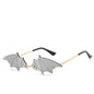 Bat shape personalized glasses