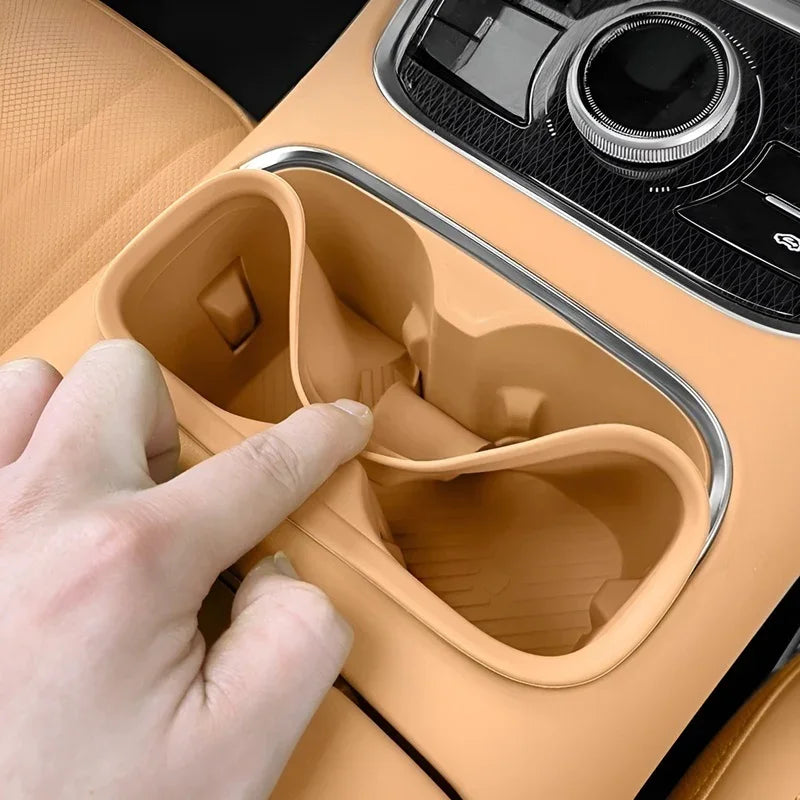 Cup Holder Pad  for  Geely EX5 EM-i（Not compatible with the Australian version）