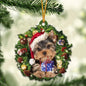 Car Pendant Sleeping Dog Angel Home Decor Acrylic Showcase Hanging Ornaments For Doors
