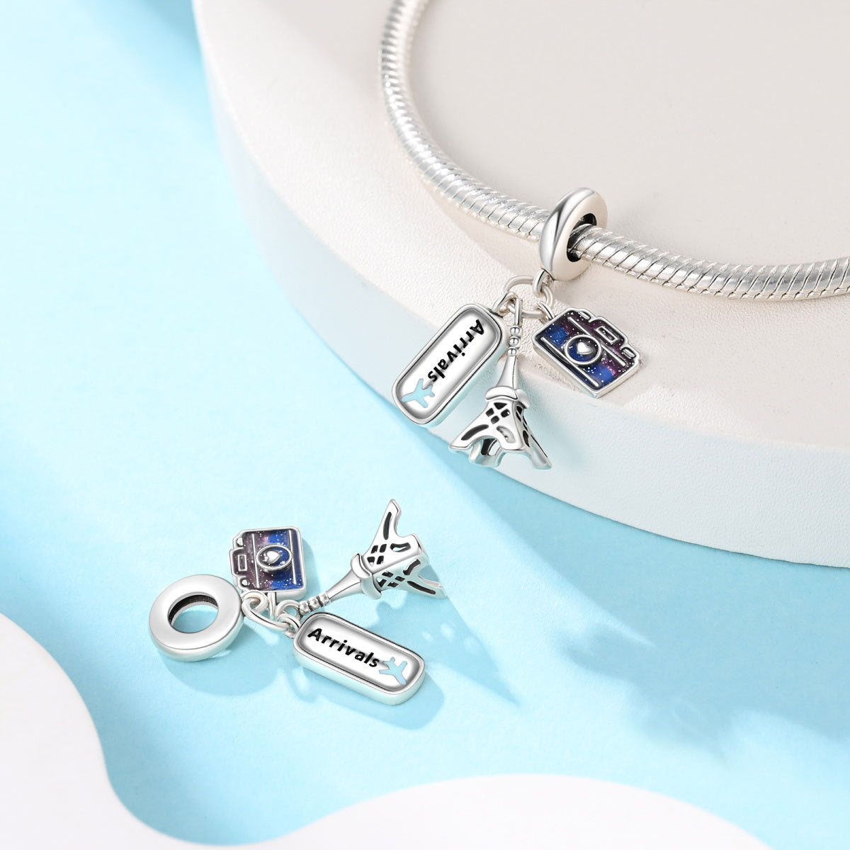 World Travel Series DIY Pendant Necklace And Bracelet Accessories