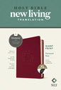 NLT Personal Size Giant Print Bible, Filament Enabled (Leatherlike, Aurora Cranberry, Indexed, Red Letter) - Imitation Leather